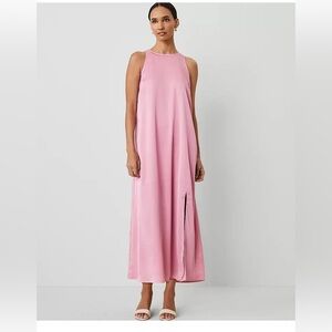 NWT $169  ANN TAYLOR Maxi swing dress in enchanted pink sz 10